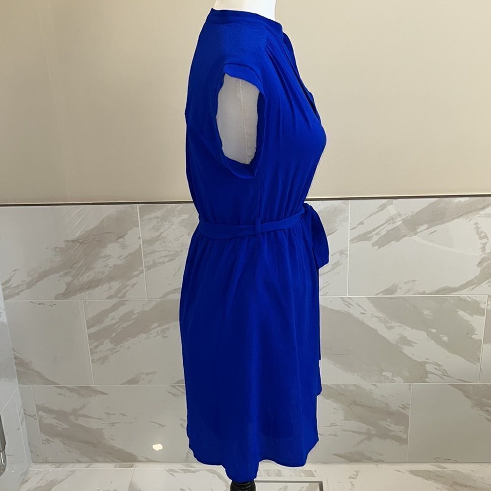 Monteau Dress Juniors Small Cobalt Blue Fit Flare Elastic Waist. Size S - Picture 5 of 7